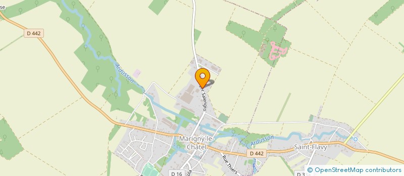 localisation de l'entreprise ASTEL à MARIGNY-LE-CHATEL