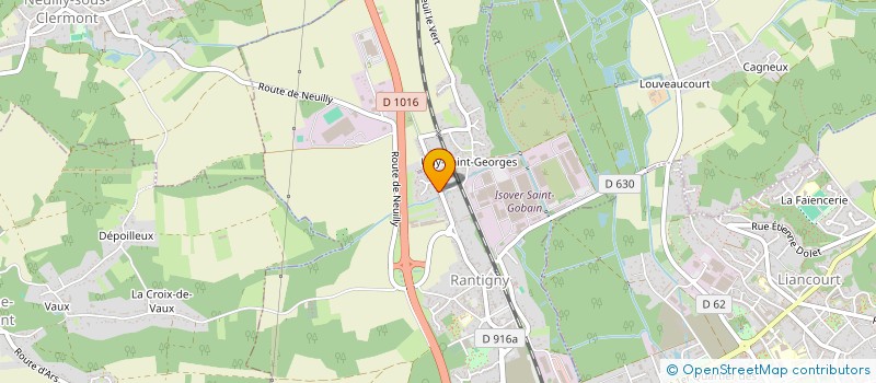 localisation de l'entreprise ASTEL  RANTIGNY