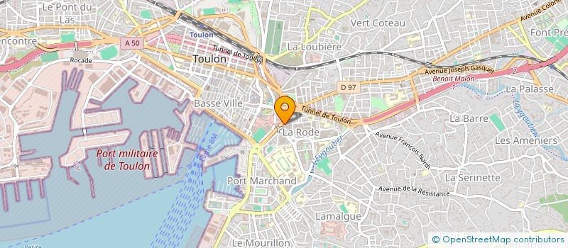 localisation de l'entreprise ASTEL & CO  OLLIOULES