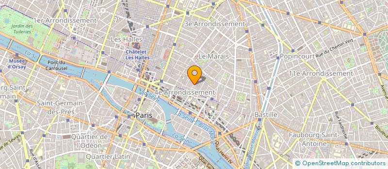 localisation de l'entreprise ASTEL COMMUNICATIONS à PARIS