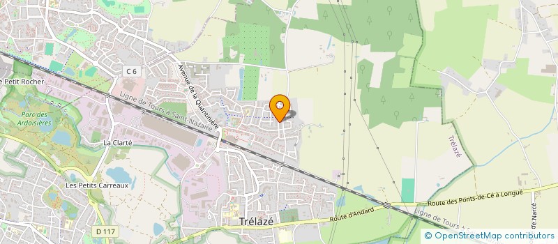 localisation de l'entreprise ASTELIO  TRELAZE