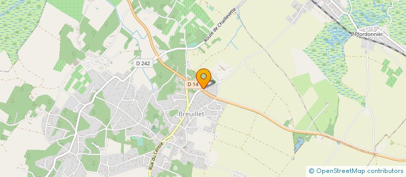localisation de l'entreprise ASTELLE SARL à BREUILLET