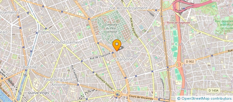 localisation de l'entreprise ASTELLON  PARIS