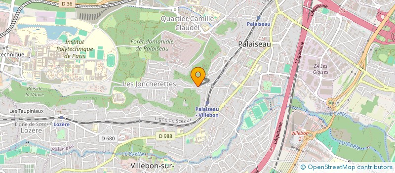 localisation de l'entreprise ASTELS à PALAISEAU