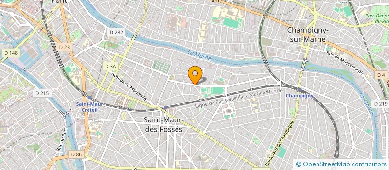 localisation de l'entreprise ASTELYA à SAINT-MAUR-DES-FOSSES