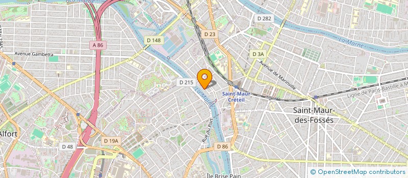 localisation de l'entreprise ASTELYS EXPERTISE COMPTABLE à SAINT-MAUR-DES-FOSSES