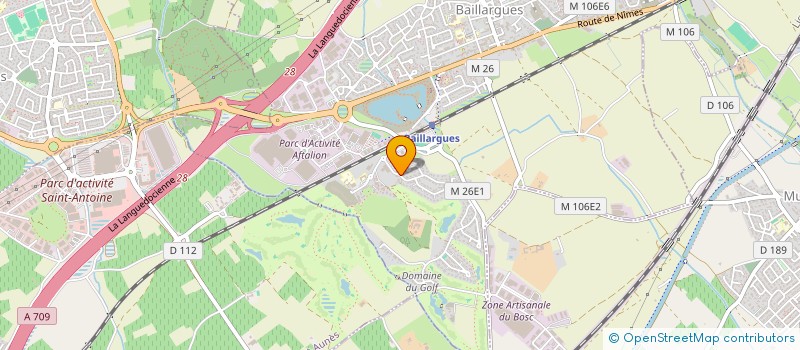 localisation de l'entreprise ASTEN à BAILLARGUES