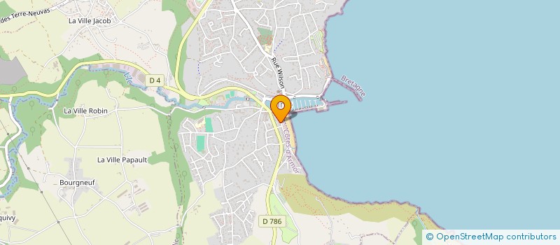 localisation de l'entreprise ASTEN à BINIC-ETABLES-SUR-MER