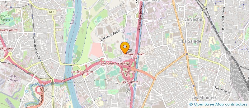 localisation de l'entreprise ASTEO à TOULOUSE