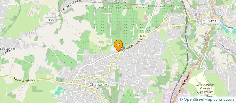 localisation de l'entreprise ASTER  CHAPONOST