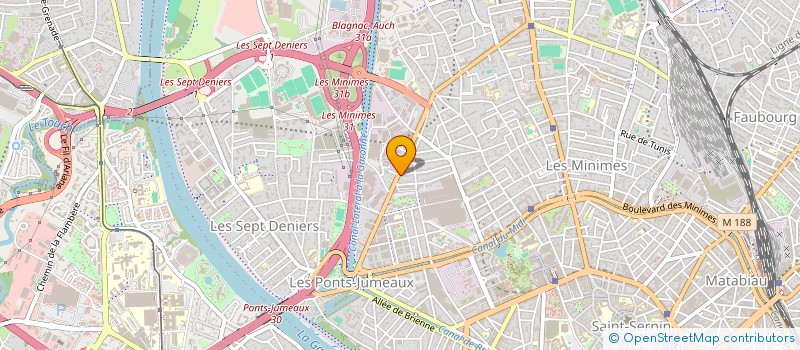 localisation de l'entreprise ASTER à TOULOUSE