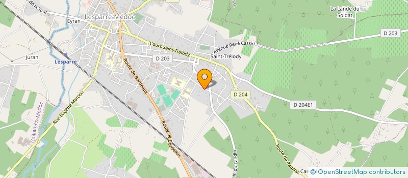 localisation de l'entreprise ASTER à LESPARRE-MEDOC