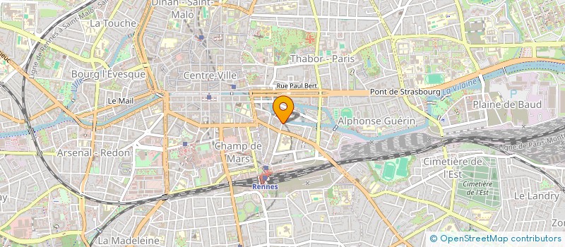 localisation de l'entreprise ASTER à RENNES