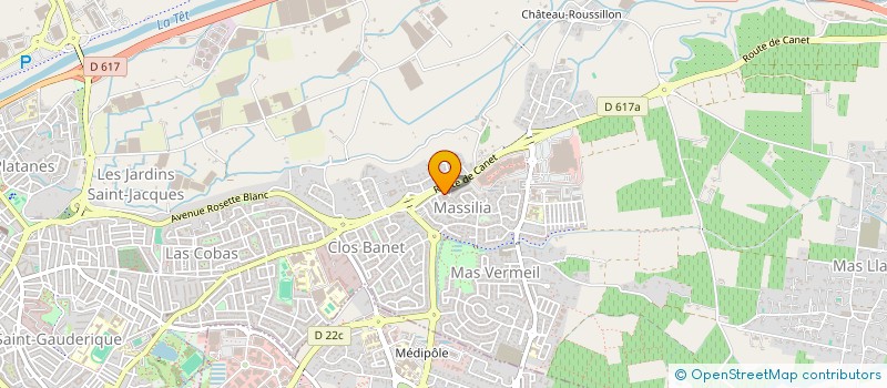 localisation de l'entreprise ASTER 66 à PERPIGNAN