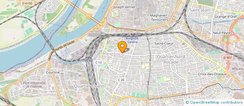 localisation de l'entreprise ASTER  AVIGNON