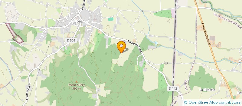 localisation de l'entreprise ASTER  UPIE