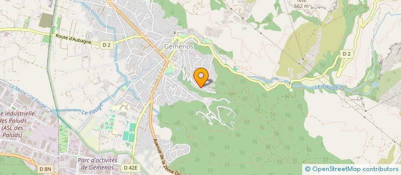 localisation de l'entreprise ASTER  GEMENOS