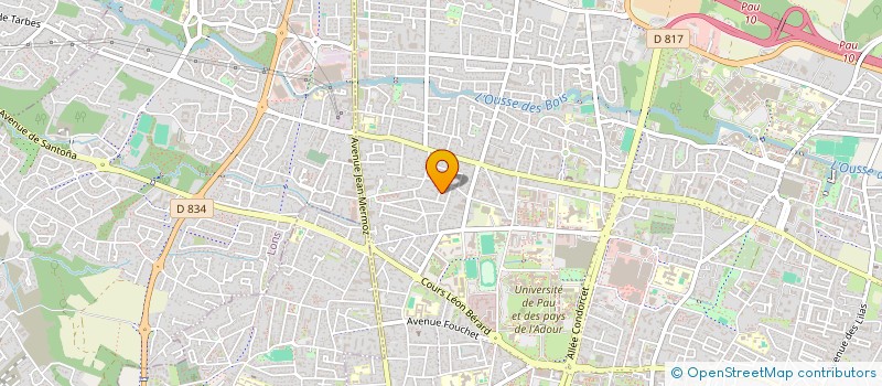 localisation de l'entreprise ASTER BEARN à PAU