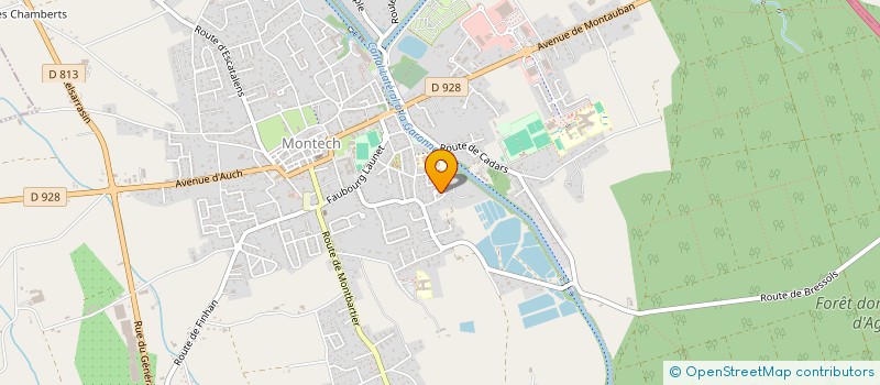 localisation de l'entreprise ASTER DES ALPES  MONTECH