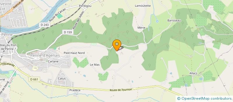 localisation de l'entreprise ASTER EGO  FRESPECH