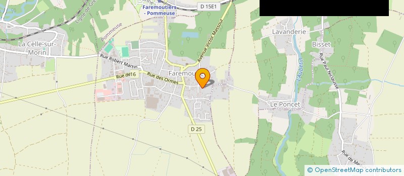 localisation de l'entreprise ASTER ENVIRONNEMENT à FAREMOUTIERS