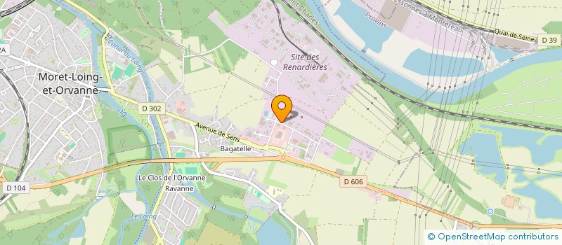 localisation de l'entreprise ASTER ET VOUS  MORET-LOING-ET-ORVANNE