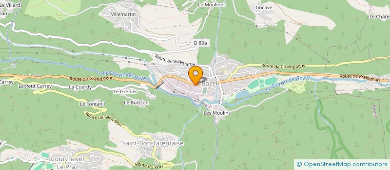 localisation de l'entreprise ASTER MANAGEMENT  BOZEL