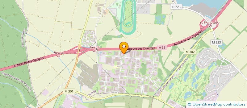 localisation de l'entreprise ASTER MOD  HRDT