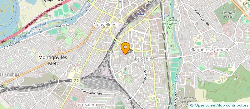 localisation de l'entreprise ASTERADIUM CAPITAL  METZ