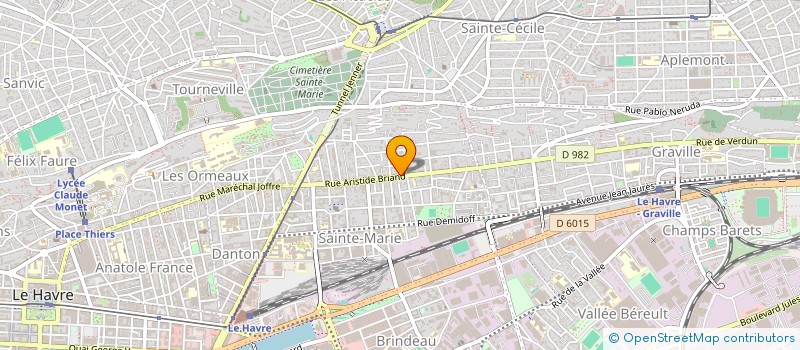 localisation de l'entreprise ASTERIA à LE HAVRE