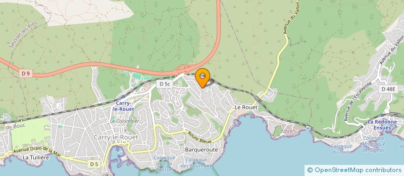 localisation de l'entreprise ASTERIA  CARRY-LE-ROUET