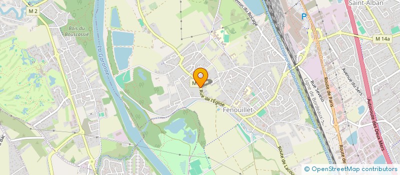 localisation de l'entreprise ASTERIA  FENOUILLET