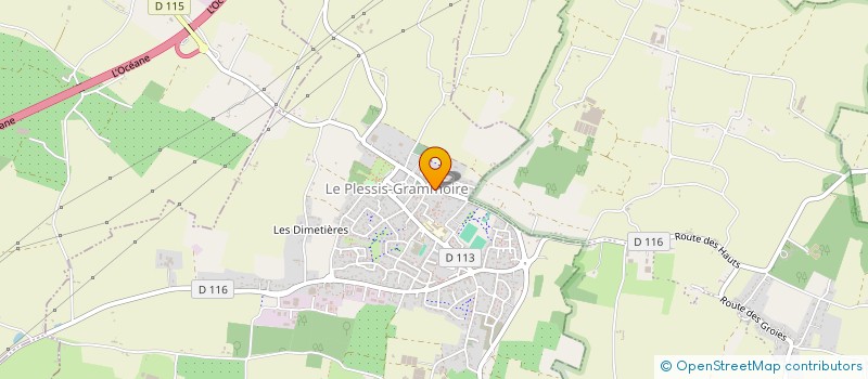 localisation de l'entreprise ASTERIA DESIGN STUDIO  LE PLESSIS-GRAMMOIRE