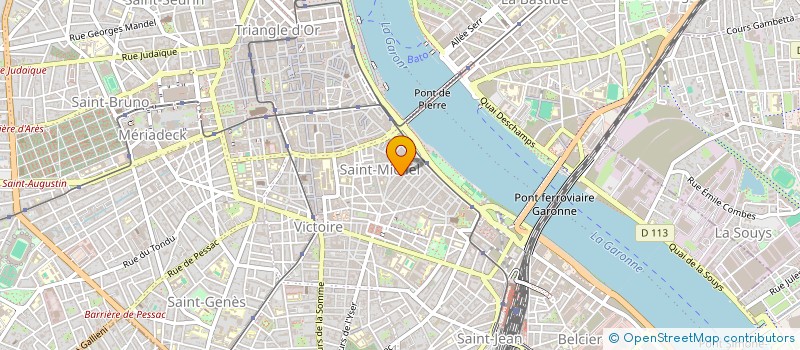 localisation de l'entreprise ASTERIA IMMOBILIER à BORDEAUX
