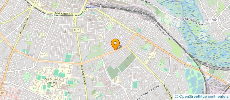 localisation de l'entreprise ASTERIA INVEST  AMIENS