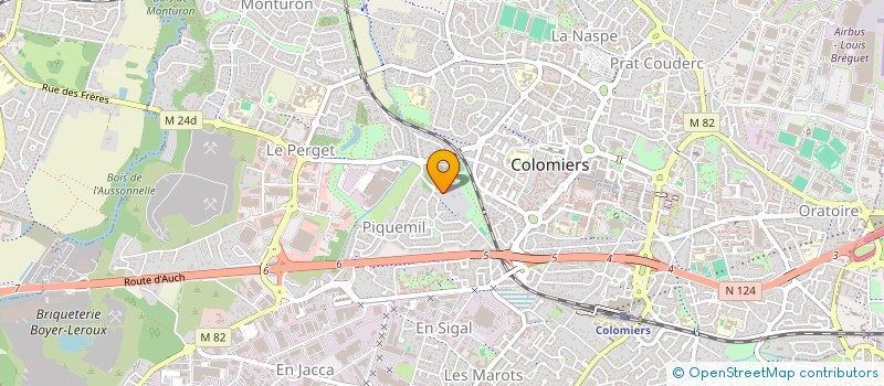 localisation de l'entreprise ASTERIA KARAVAN à COLOMIERS