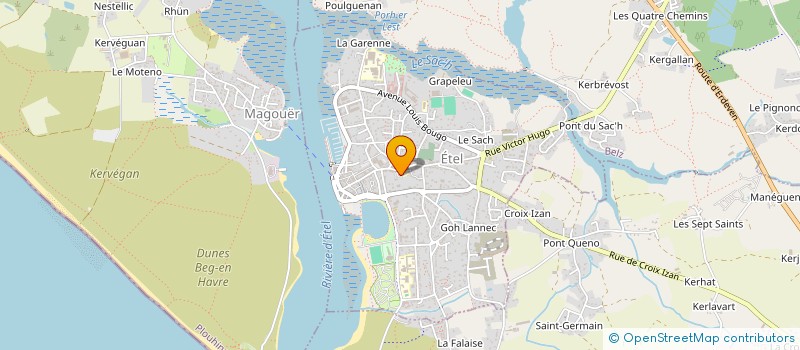 localisation de l'entreprise ASTERIA MUSIQUES  ETEL