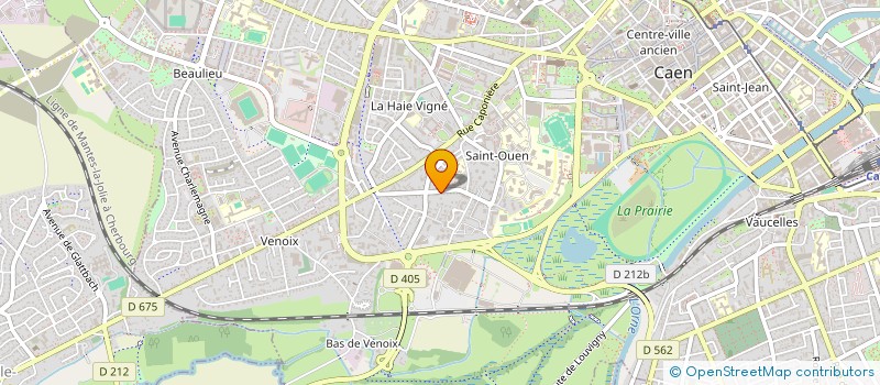 localisation de l'entreprise ASTERIA NORMANDIE à CAEN