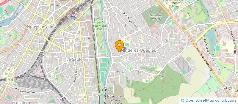 localisation de l'entreprise ASTERIAN  METZ