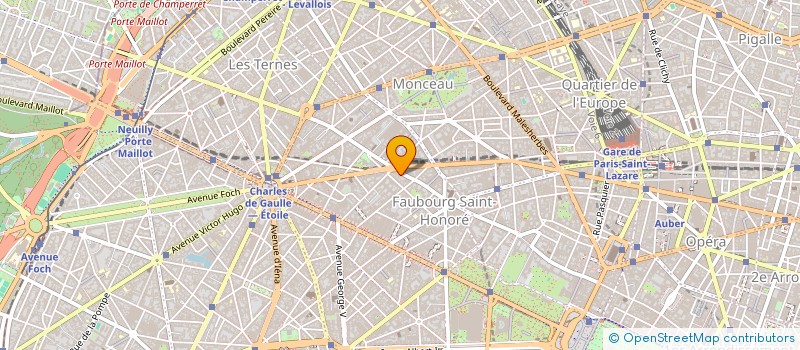 localisation de l'entreprise ASTERION à CLICHY