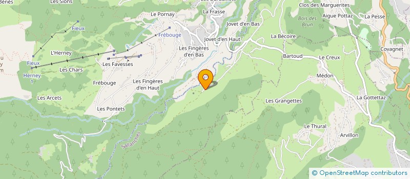 localisation de l'entreprise ASTERIS TALENTS SAS  SALLANCHES