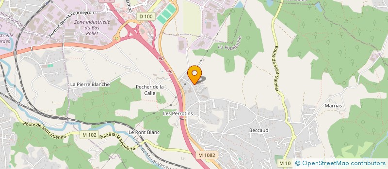 localisation de l'entreprise ASTERIUM  LA FOUILLOUSE