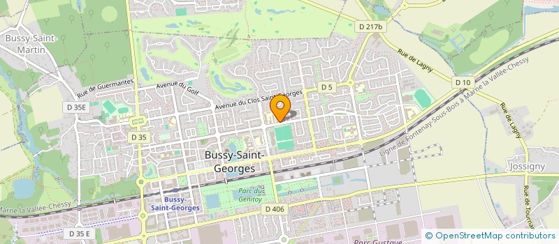 localisation de l'entreprise ASTERLING à BUSSY-SAINT-GEORGES