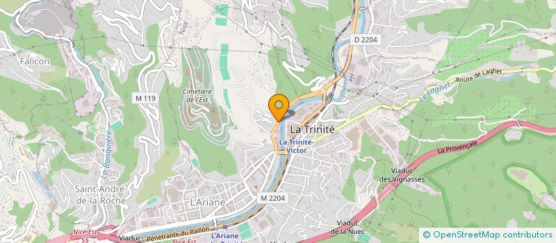 localisation de l'entreprise ASTERNAUTES  NICE