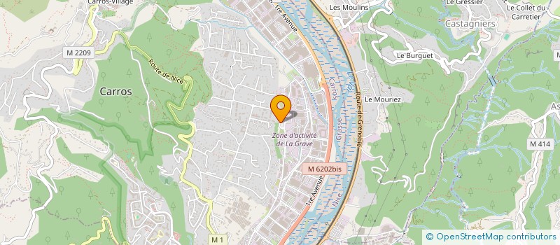 localisation de l'entreprise ASTERO à CARROS