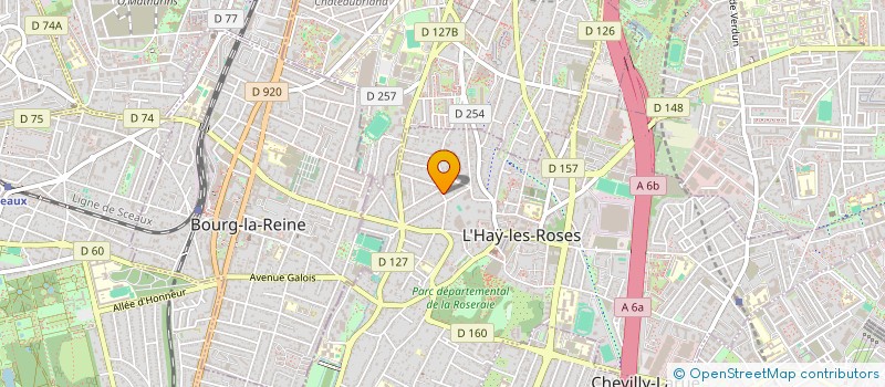 localisation de l'entreprise ASTEROIDE B612  L'HAY-LES-ROSES