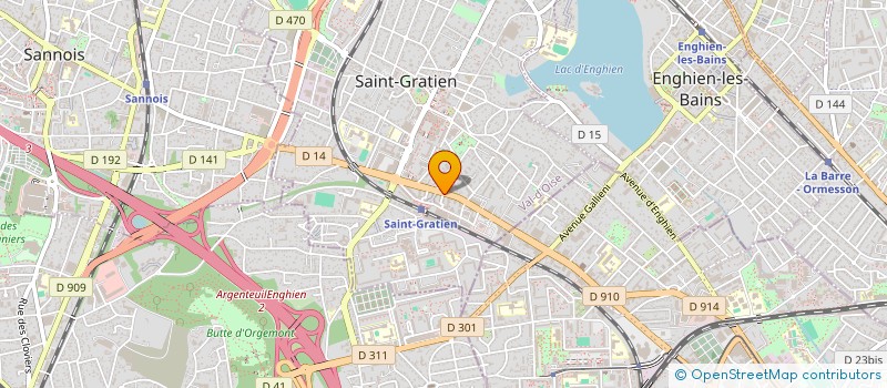 localisation de l'entreprise ASTEROLE à SAINT-GRATIEN