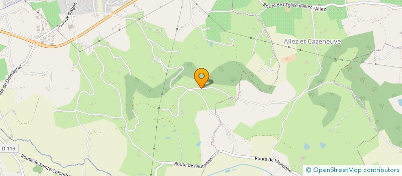 localisation de l'entreprise ASTEROS  SAINTE LIVRADE SUR LOT