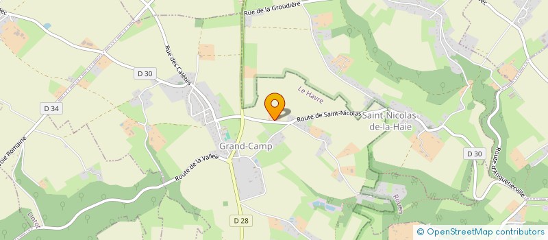 localisation de l'entreprise ASTEVA.TP à GRAND-CAMP