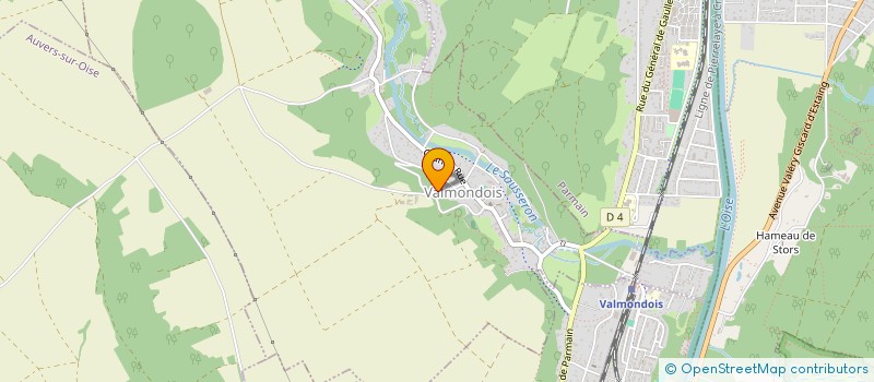 localisation de l'entreprise ASTEX  VALMONDOIS